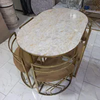ناهار خوری ۶ نفره بیضی|میز و صندلی غذاخوری|آفتاب, |دیوار