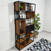 قفسه پارتیشین|کتابخانه، شلف، قفسه‌های دیواری|قزوین, |دیوار