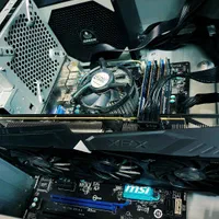 کیس رم ۲۴ گرافیک ۸ گیگ RX 580 مادربورد فول ASUSE|رایانه رومیزی|مشهد, جانباز|دیوار