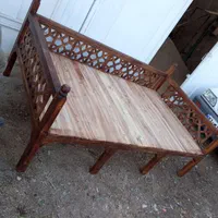 تخت سنتی گره چینی چوبی