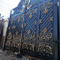 دروازه حیاطی ضدسرقت چوبی انباری دریچه یوپی وی سی|مصالح و تجهیزات ساختمان|بیجار, |دیوار