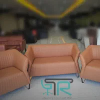 مبلمان سلطنتی چرم براق آلگرو فوم سردلوازم دفترشرکت|مبلمان اداری|رشت, گلسار|دیوار