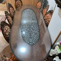 مبل استیل رنگ فندوقی چوب گردو|مبلمان خانگی و میز عسلی|تهران, شهرک ژاندارمری|دیوار