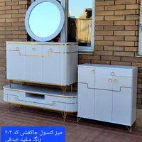 کنسول و اینه و میز تلویزیون ابنوس|بوفه، ویترین، کنسول|کرج, کمال‌شهر|دیوار