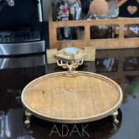شیرینی خوری پایه دارچوبی