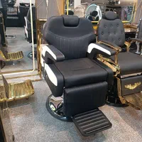 صندلی اصلاح مردانه پدالی دکور تجهیزات ارایشگاهی