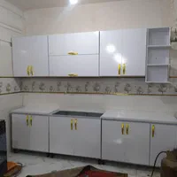 کابینت فلزی درب چوبی|مصالح و تجهیزات ساختمان|اهواز, منبع اب|دیوار