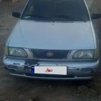 پراید ۱۴۱ رنگ نقره‌ای مدل ۸۵