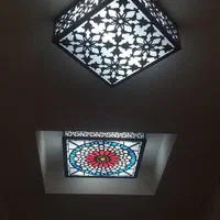 لوستر مربعی سایز40|لوستر و چراغ آویز|تبریز, |دیوار
