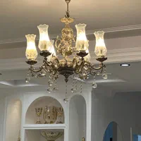 ۲ عدد لوستر تمام برنج