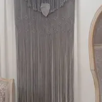 بافت پرده در رنگ و طرح و اندازه دلخواه مکرومه بافی|پرده، رانر، رومیزی|تهران, یاخچی‌آباد|دیوار