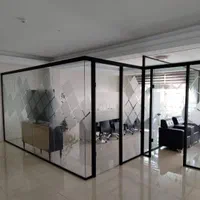پارتیشن شیشه ای بدون سوراخ کاری|دفتر کار|کرج, گوهردشت|دیوار