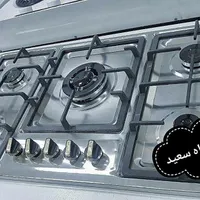 پنج شعله استیل و شیشه اقتصادی|اجاق گاز و لوازم برقی پخت‌وپز|تهران, شهرک شریفی|دیوار