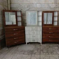 دراور آینه دار و میزآرایش ریلی|جاکفشی، کمد، دراور|کرج, خرمدشت|دیوار