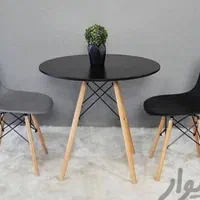 میز و صندلی غذاخوری فایبر گلاس دو نفره پایه ایفلی|میز و صندلی غذاخوری|شیراز, وزیرآباد|دیوار