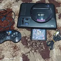 سگا به همراه دسته وبازی و کابل تصویر بدون ادابتور|کنسول، بازی ویدئویی و آنلاین|قائم‌شهر, |دیوار