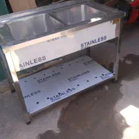 سینک صنعتی پرسی سینگ ترولی آبچکان قفسه کابینت|کافی‌شاپ و رستوران|تهران, نازی‌آباد|دیوار