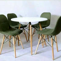 میز و صندلی غذاخوری ناهارخوری پارچه دکمه دار|میز و صندلی غذاخوری|تهران, توحید|دیوار