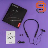 هندزفری بلوتوثی گردنی Lenovo پک مشکی و سفید اصلی