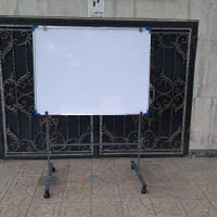 تخته وایت برد ۱۲۰×۹۰ به همراه پایه فلزی چرخدار|لوازم التحریر|مشهد, هفده شهریور|دیوار