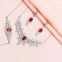 سرویس زنجیری یاقوت سرخ سنتتیک کد213-54 red|جواهرات|تبریز, |دیوار