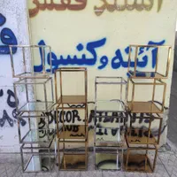 استند قفسه فلزی ویترین کنار سالنی مکعبی|صنایع دستی و سایر لوازم تزئینی|آفتاب, |دیوار