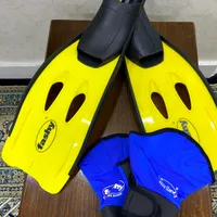 فین غواصی همراه دستکش Fashy