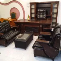 میز مدیریت وکیوم/صندلی مارمندی/نیم ست اداری/کانتر