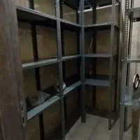 قفسه انباری طوسی. قفسه .قفسه فلزی.پیچ و مهره مغازه|فروشگاه و مغازه|رشت, حومه رشت|دیوار