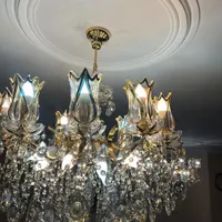 لوستر آب طلا|لوستر و چراغ آویز|ورامین, |دیوار
