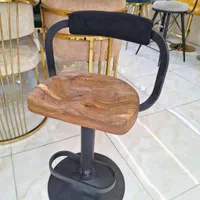 صندلی اپن کانتر جزیره مدل زیمر کف چوب گردو|صندلی و نیمکت|کرج, حصارک بالا|دیوار