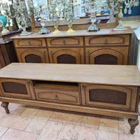 میز تلویزیون تیوی ال سی دی معرق رنگی برنز کوب کد ۴