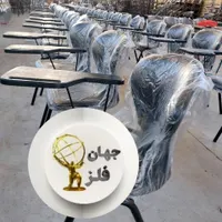 صندلی دسته دار/محصلی/آموزشی/صدفی امتحانی مشکی|صندلی و نیمکت|تهران, نعمت‌آباد|دیوار
