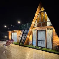 اجاره شبانه کلبه چوبی سوئیدی ساحلی ویو دریا مالکم