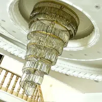 لوستر کریستالی.مدل کاردی دودی و ...|لوستر و چراغ آویز|قم, نیروگاه|دیوار