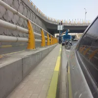 رنگ کاری جدول و نصب علائم ترافیکی