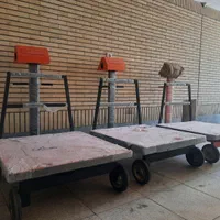 ترازو باسکول ۷۵۰ کیلو کفه بزرگ ۸۰×۸۰ چرخدار|فروشگاه و مغازه|اصفهان, عسگریه|دیوار