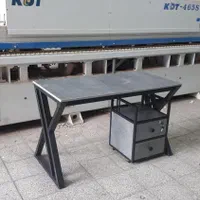 میز پایه فلزی Z/ناهارخوری/میز کارمندی/میز کارشناسی