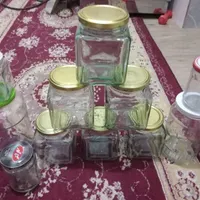 ظرف شیشه ای دربدار