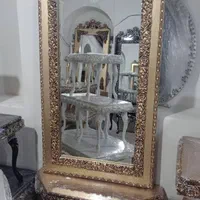آینه کنسول. گل میزوجلومبلی.مستقیم از تولیدی|بوفه، ویترین، کنسول|شیراز, سیاه سنگ|دیوار