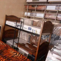 تخت خواب دوطبقه چوبی|تخت و سرویس خواب|الوند, |دیوار