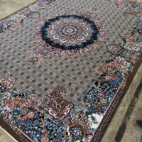 فرش 9 متری نو داخل کاور افشان سرمه و کرم|فرش|اردبیل, |دیوار