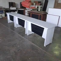 میز کارمندی پنل سه خط 120*60 دو کشو ریل ساچمه ای|دفتر کار|کرج, چهارصد دستگاه|دیوار