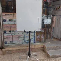 پایه تخته وایت برد مشکی گلس برد مدل چرخشی کرم|لوازم التحریر|مشهد, هفده شهریور|دیوار