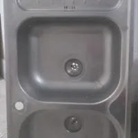 سینک استیل البرز۲لگنه چپ