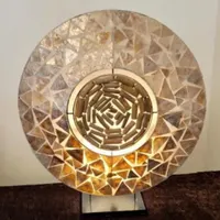 آباژور یا شب خواب تایلندی از صدف و بامبو