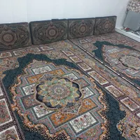 فرش  دو عدد ۹ متری  پشتی سه جفت|فرش|قم, گلزار|دیوار