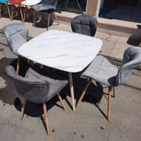 میز و صندلی پایه ضربدری|میز و صندلی غذاخوری|ارومیه, |دیوار