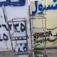 استند قفسه فلزی ویترین کنار سالنی مکعبی|صنایع دستی و سایر لوازم تزئینی|آفتاب, |دیوار