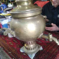 سماور ذغالی قدیمی|سماور، چای‌ساز، قهوه‌ساز|تهران, آبشار تهران (دریاچه)|دیوار